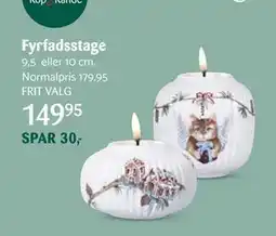 Kop & Kande Fyrfadsstage, DKK 149.95 tilbud
