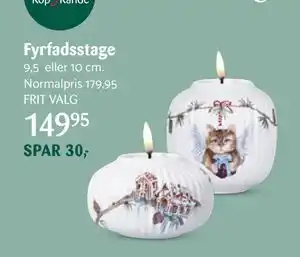 Kop & Kande Fyrfadsstage, DKK 149.95 tilbud