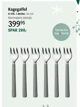 Kop & Kande Kagegaffel, DKK 399.95 tilbud