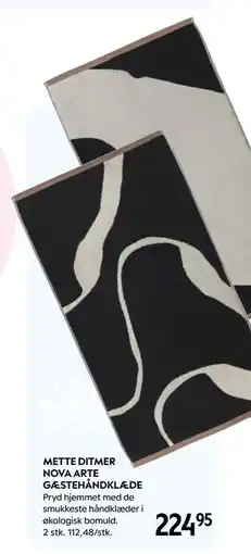Matas METTE DITMER NOVA ARTE GÆSTEHÅNDKLÆDE, DKK 224.95 tilbud