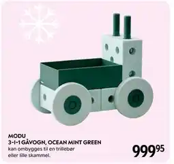 Matas MODU 3-I-1 GÅVOGN, OCEAN MINT GREEN, DKK 999.95 tilbud
