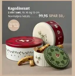 Kop & Kande Kagedåsesæt, DKK 99.95 tilbud