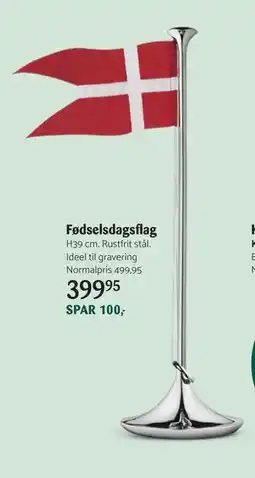 Kop & Kande Fødselsdagsflag, DKK 399.95 tilbud