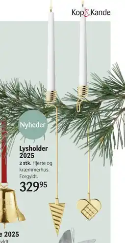 Kop & Kande Lysholder 2025, DKK 329.95 tilbud