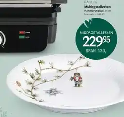 Kop & Kande Middagstallerken, DKK 229.95 tilbud
