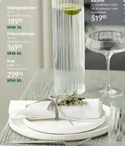 Kop & Kande Middagstallerken, DKK 199.95 tilbud