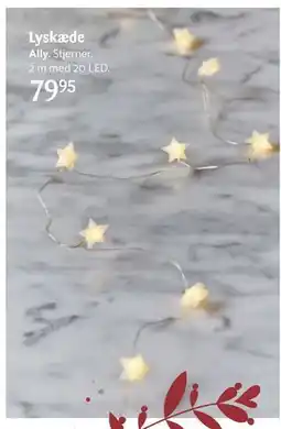 Kop & Kande Lyskæde, DKK 79.95 tilbud