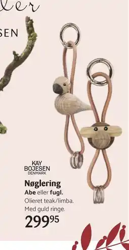 Kop & Kande Nøglering, DKK 299.95 tilbud