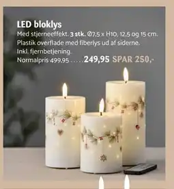 Kop & Kande LED bloklys, DKK 249.95 tilbud