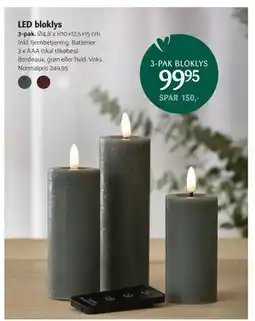 Kop & Kande LED bloklys, DKK 99.95 tilbud