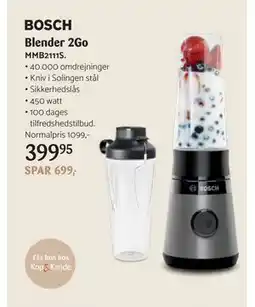 Kop & Kande Blender 2Go, DKK 399.95 tilbud