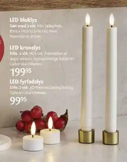 Kop & Kande LED kronelys, DKK 199.95 tilbud