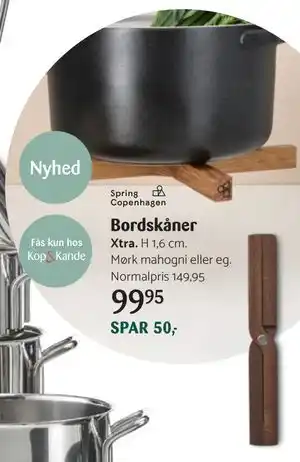 Kop & Kande Bordskåner, DKK 99.95 tilbud