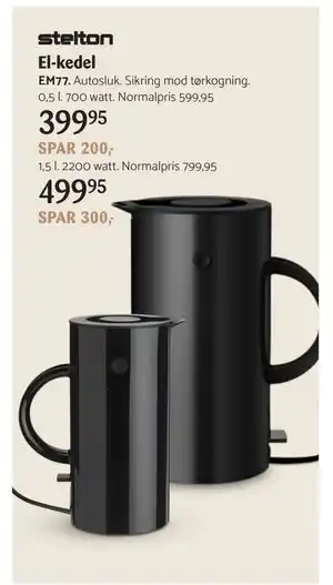 Kop & Kande El-kedel tilbud