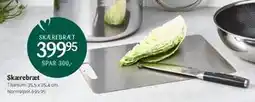 Kop & Kande Skærebræt, DKK 399.95 tilbud