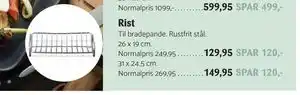 Kop & Kande Rist, DKK 129.95 tilbud