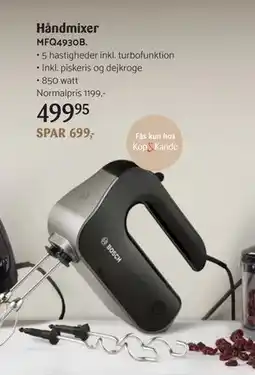 Kop & Kande Håndmixer, DKK 499.95 tilbud