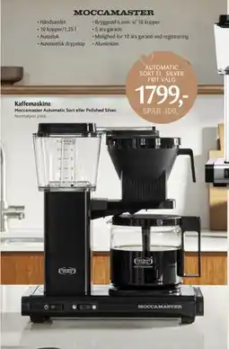 Kop & Kande Kaffemaskine, DKK 1799 tilbud