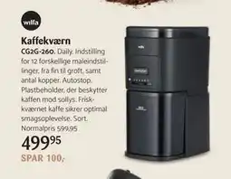 Kop & Kande Kaffekværn, DKK 499.95 tilbud