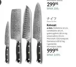Kop & Kande Knivsæt, DKK 999.95 tilbud