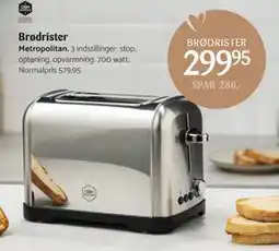 Kop & Kande BRØDRISTER, DKK 299.95 tilbud
