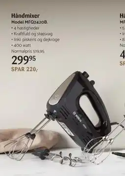 Kop & Kande Håndmixer, DKK 299.95 tilbud