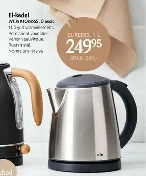 Kop & Kande El-kedel, DKK 249.95 tilbud