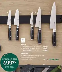 Kop & Kande Knivsæt, DKK 1699 tilbud