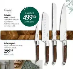 Kop & Kande Knivsæt, DKK 499.95 tilbud
