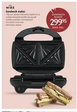 Kop & Kande Sandwich maker, DKK 299.95 tilbud