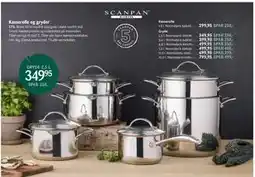 Kop & Kande Kasserolle og gryder, DKK 349.95 tilbud