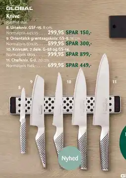 Kop & Kande Chefkniv, DKK 699.95 tilbud