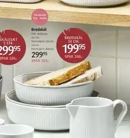 Kop & Kande Brødskål tilbud