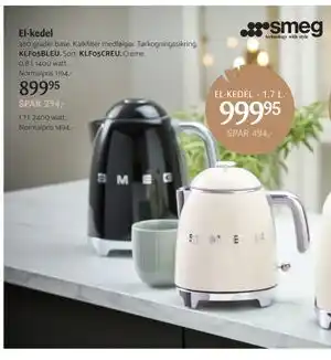 Kop & Kande El-kedel, DKK 999.95 tilbud