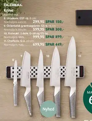 Kop & Kande Urtekniv. GSF-15, DKK 299.95 tilbud