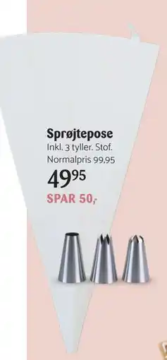 Kop & Kande Sprøjtepose, DKK 49.95 tilbud