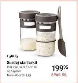 Kop & Kande Surdej starterkit, DKK 199.95 tilbud