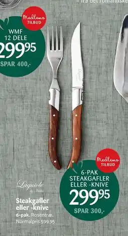 Kop & Kande Steakgafler eller -knive, DKK 299.95 tilbud