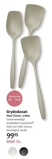 Kop & Kande Grydeskesæt, DKK 99.95 tilbud