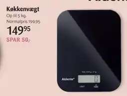 Kop & Kande Køkkenvægt, DKK 149.95 tilbud