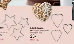 Kop & Kande Udstiksforme, DKK 25 tilbud