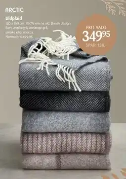Kop & Kande Uldplaid, DKK 349.95 tilbud