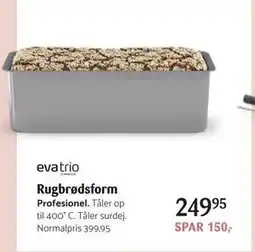 Kop & Kande Rugbrødsform, DKK 249.95 tilbud