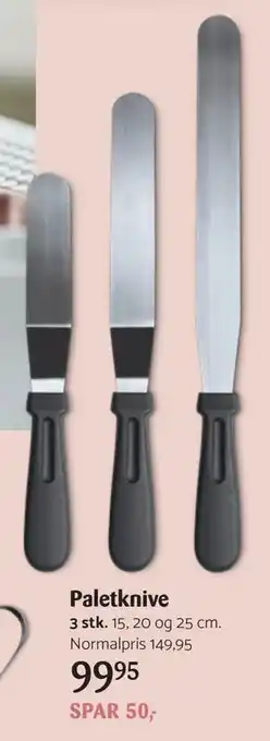 Kop & Kande Paletknive, DKK 99.95 tilbud