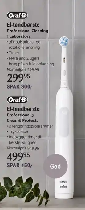 Kop & Kande El-tandbørste, DKK 299.95 tilbud