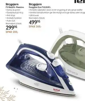 Kop & Kande Strygejern, DKK 299.95 tilbud