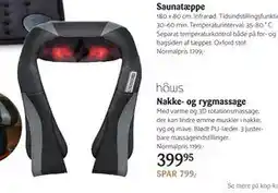 Kop & Kande Nakke- og rygmassage, DKK 399.95 tilbud