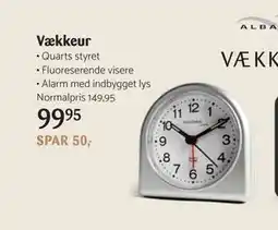 Kop & Kande Vækkeur, DKK 99.95 tilbud