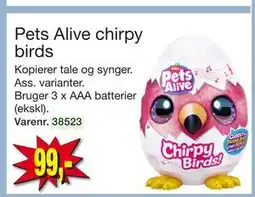 Harald Nyborg Pets Alive chirpy birds, DKK 99 tilbud