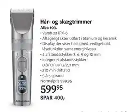 Kop & Kande Hår- og skægtrimmer, DKK 599.95 tilbud